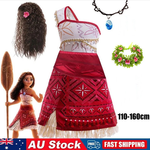 Kids girls moana costume - kids,