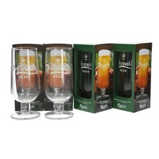 Carlsberg Pilsner Pint Glasses 20oz set of 4 new designs mancave bar party