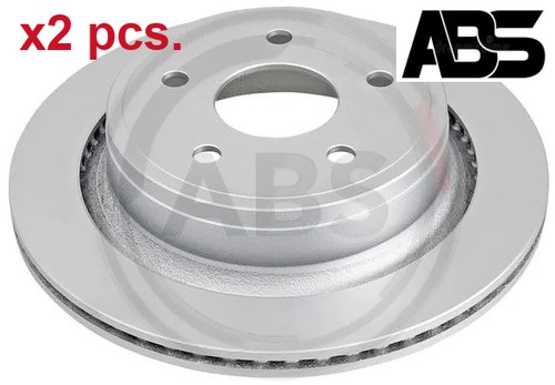 Pcs rear brake disc - x2,