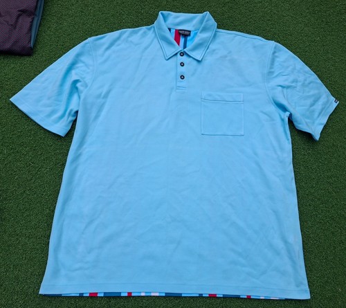 Galvin green sky blue polo - green,
