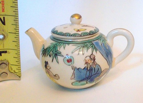 Antique signed chinese teapot - antique,