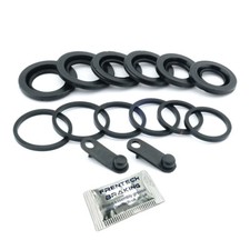 For VW Touareg 1x Front Brake Caliper Repair Kit (18Z Brembo 6 Pot 350mm Discs)