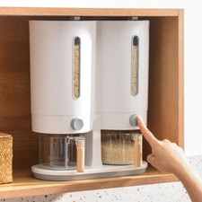 5KG Rice Cereal Dispenser Storage Box Kitchen Food Grain Rice Sealed Container