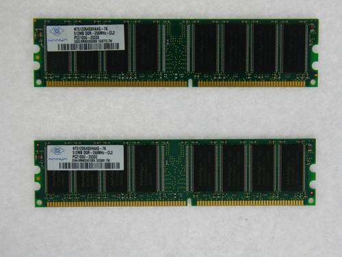 1gb memory for - (2x512mb),