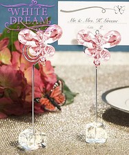 Pink - Butterfly Crystal -