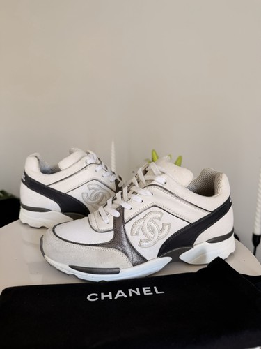 Chanel white anthracite grey - chanel,