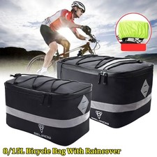 15L Bicycle Travel Carrier Bags Rear Rack Bike Trunk Bag Luggage Box Back Seat