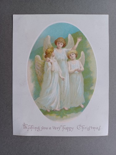 Victorian christmas card - victorian,