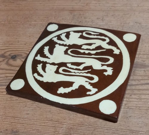 Medieval style encaustic - medieval,