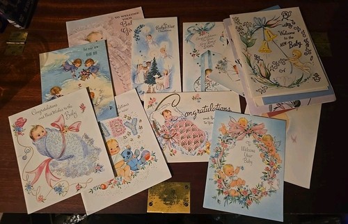 Joblot vintage greeting - joblot,
