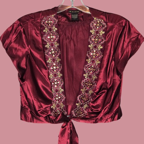 Vtg fang satin bolero - vtg,