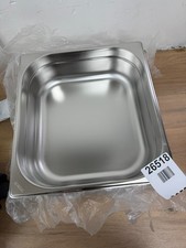 Vogue Stainless Steel 2/3 Gastronorm Pan Deep Food Container