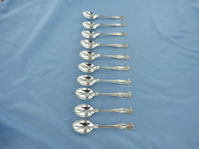A VINTAGE SET OF TEN STERLING