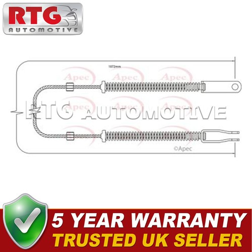Rear hand brake cable fits - rear,