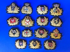 A Selection of Merchant Navy Officer's Bullion Cap Badges  *[MerNav]