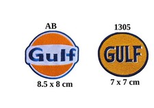 Gulf Formula 1 Sponsor F1 Sports Embroidered Iron Sew On Patch Badge Clothe Hat