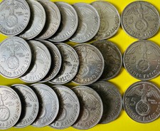 5 Reichsmark Silver Coin Germany, Third Reich 1936 A 13.9g Silver .900 - RARE