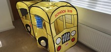 Yellow School Bus Play Tent Childrens Indoor Outdoor Role Play Garden Home