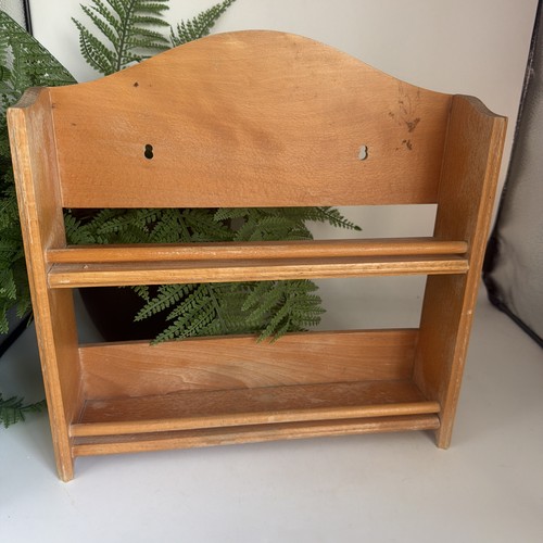 Vintage beech wood spice - beech, rack