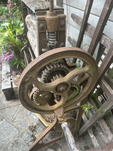 Antique cast iron pioneer - cast,