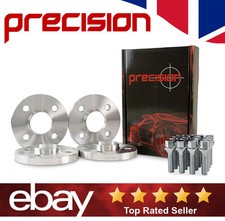 Fiat Panda Wheel Spacers 15mm with Bolts Hubcentric for Alloys (2x Pairs)