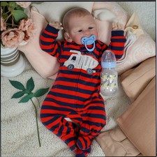 Real Reborn Baby Dolls Vinyl Silicone Realistic Newborn Boy Doll Lifelike Babies