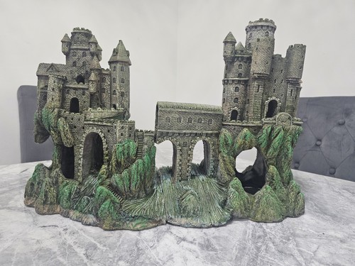 Large medieval castle aquarium - castle,