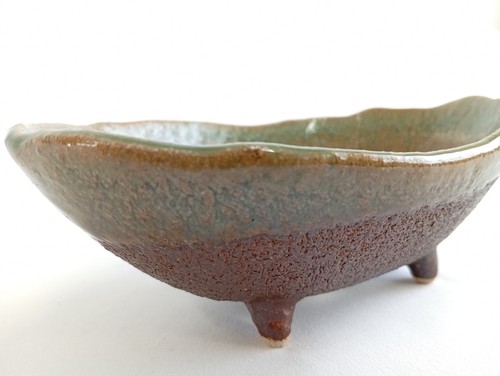 Shigaraki ware bonsai pot - ware,