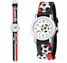 Children’s, Kids, Boys -  Man Utd. 3D Football, Soccer Design, Sports Watch