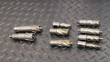 Job Lot of 9 MAG DRILL Cutter - magnetic drilling - used rotabroach unibor alfra
