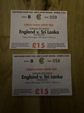 1991  England v Sri Lanka