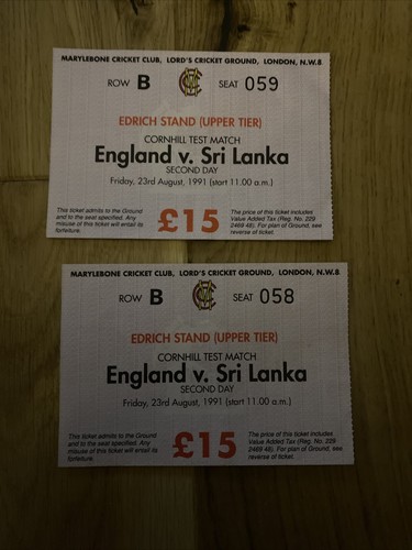 1991 england sri lanka - england, v