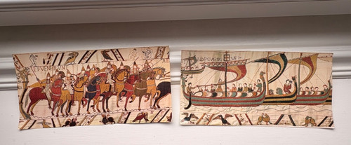 Vintage bayeux tapestry large - bayeux,