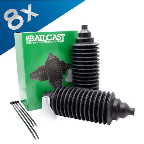 Bailcast duraboot steering - 8x,