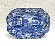 Antique Spode Blue Italian