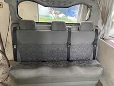 2001-2014 Renault Trafic Vauxhall Vivaro Crew Cab Rear Bench Seats Bulkhead