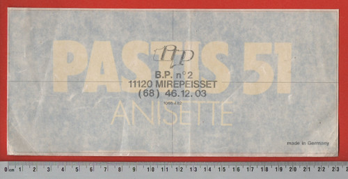 Pastis anisette - anisette,