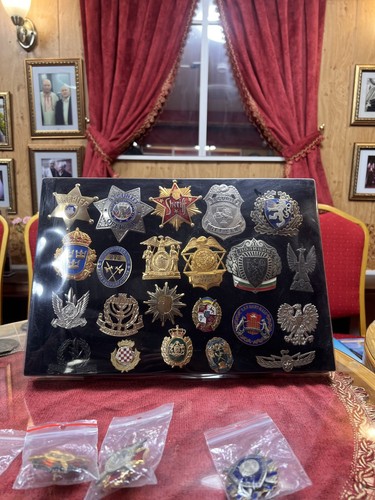 Sweden police badge - police, set