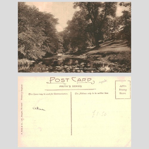 Vintage postcard west - postcard,