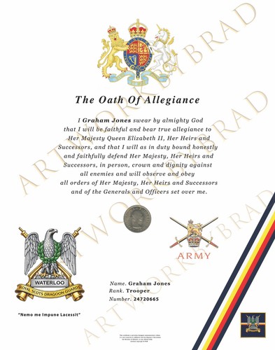 Personalised royal scots - personalised,