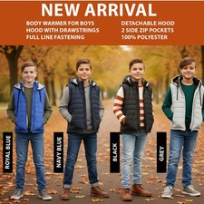 Boys Bodywarmer Sleeveless