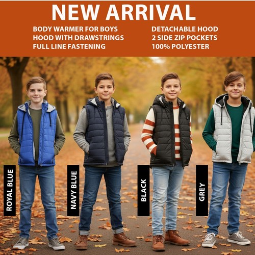 Boys bodywarmer sleeveless - boys,