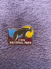 Zion National Park Mountain Lion Pin Badge