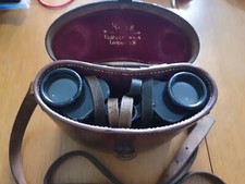 Carl Zeiss Jena BINOCULARS Vintage D.F. 6x30 w/ Ross London Case (R6S5B3)