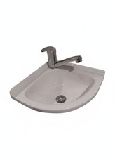 Corner Plastic Sink + Tap –