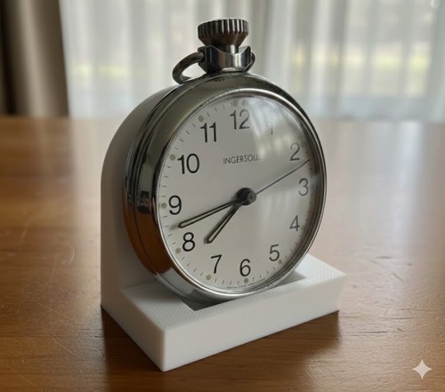 Printed pocket watch - printed,