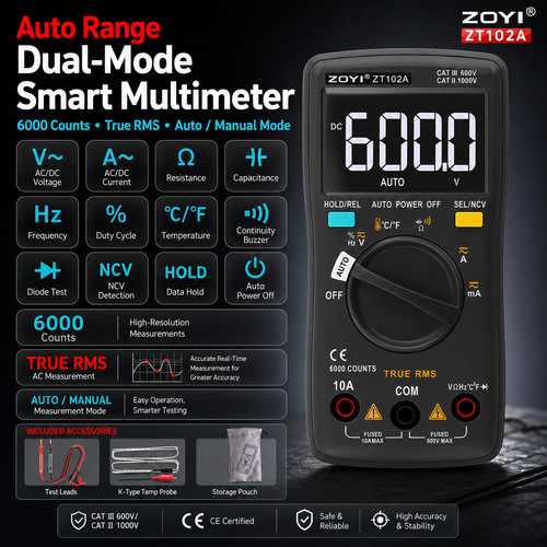 Zoyi 102a digital - zt-102a,