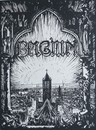 Original woodcut print - woodcut, by
