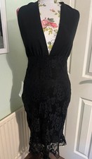 Ax Paris Black Plunge Lace
