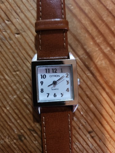 Citron quartz watch - quartz,